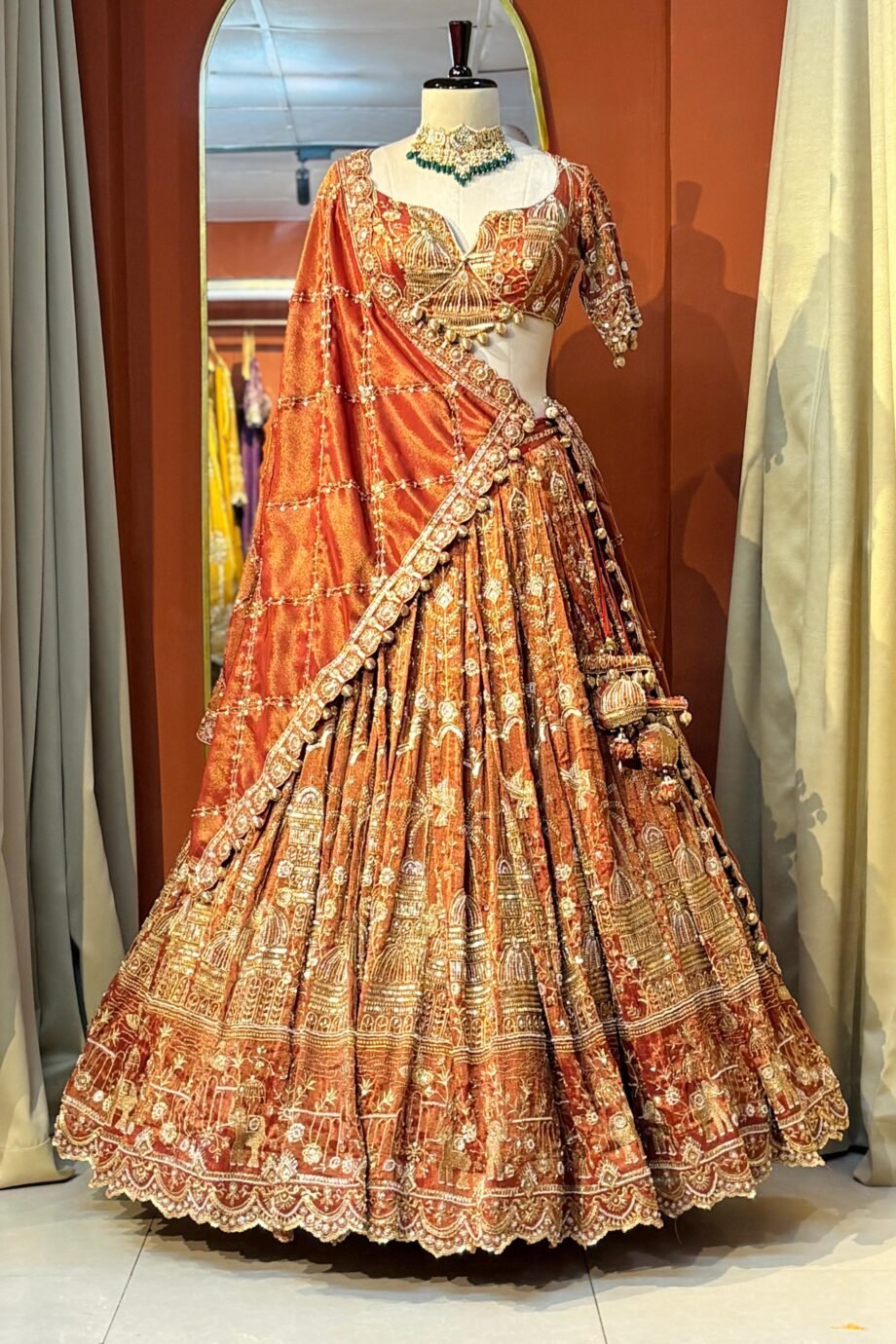 Gajrani Lehenga Set