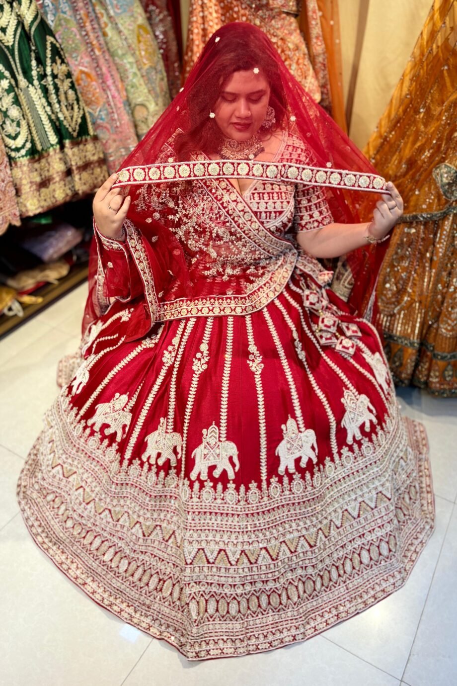 Gajgamini Lehenga Set
