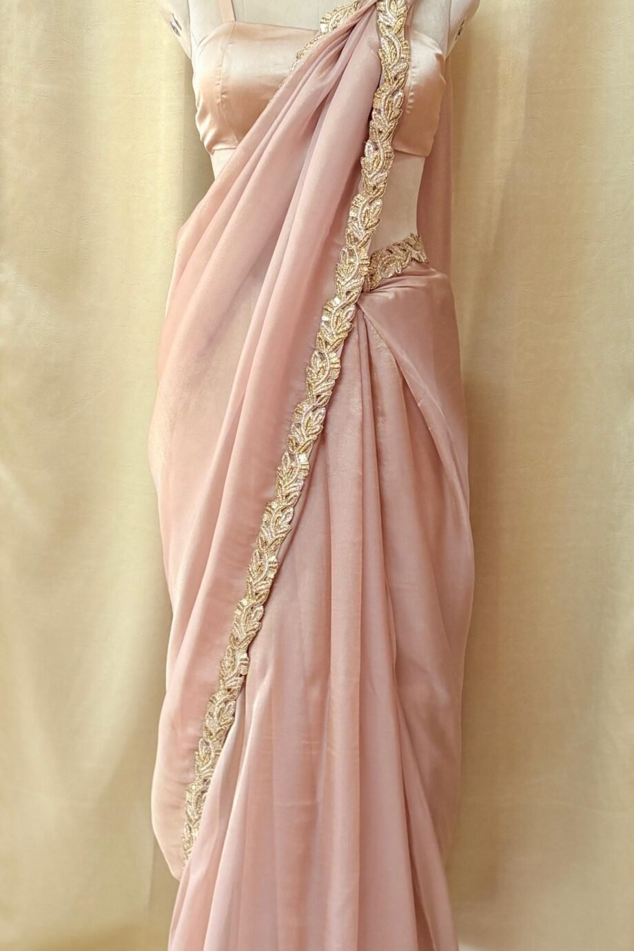 Blush-glow Saree