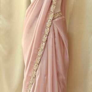 Blush-glow Saree
